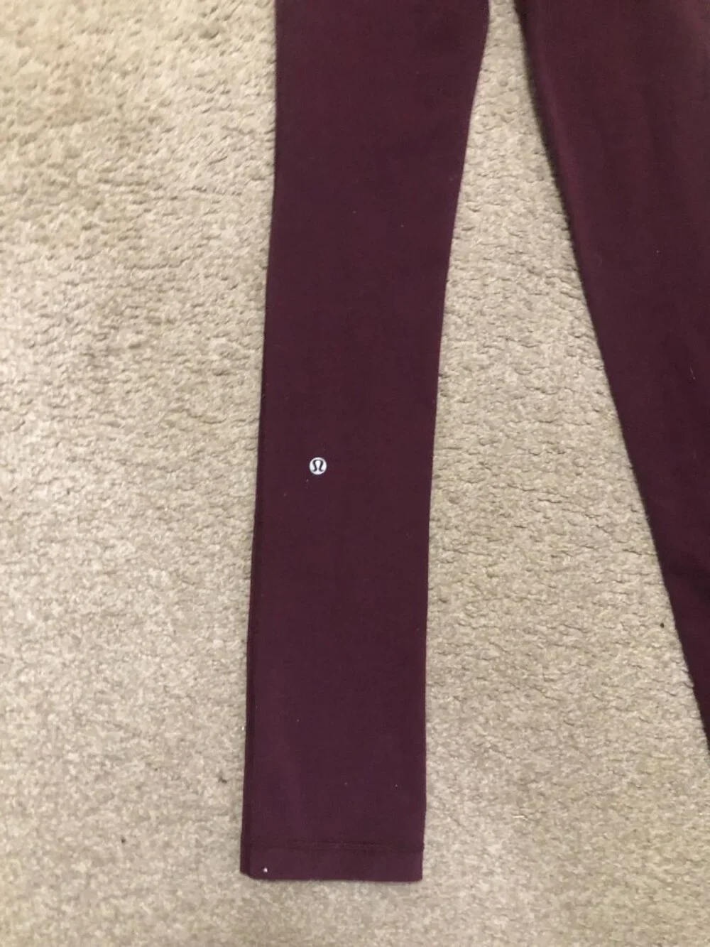 Lululemon Align Pants With Pockets in a dark burgundy color. Size 4 - Picture 3 of 6
